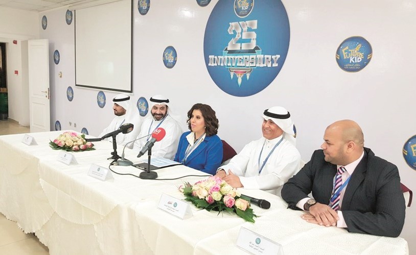رشا الغنيم خلال المؤتمر الصحافي أمس﻿