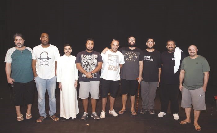 فريق عمل مسرحية نهيق الأسود﻿