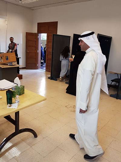 بالصور..منافسة قوية في انتخابات جمعية القانون بكلية الحقوق