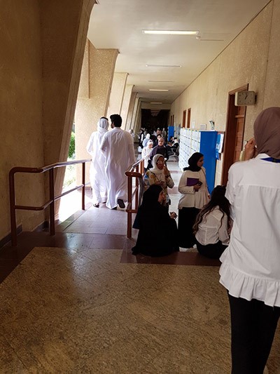 بالصور..منافسة قوية في انتخابات جمعية القانون بكلية الحقوق