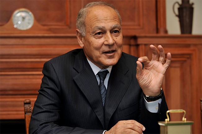 الامين العام لجامعة الدول العربية أحمد ابو الغيط