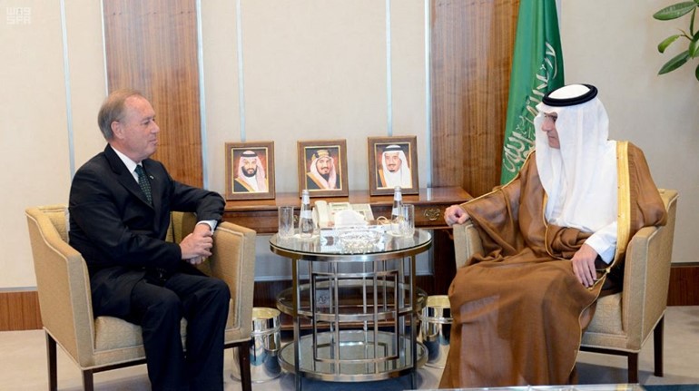 الجبير يلتقي بالرياض مبعوث الرئيس الفرنسي الخاص للخليج