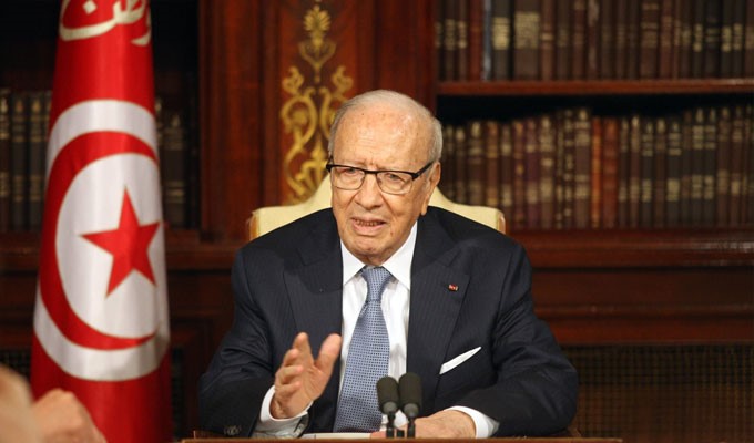 رئيس الجمهورية التونسي الباجي قايد السبسي