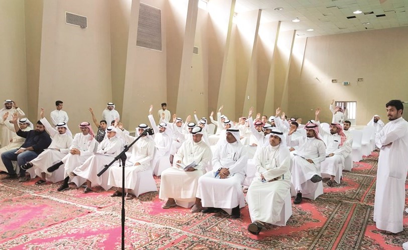 جانب من الحضور خلال الجمعية العمومية﻿