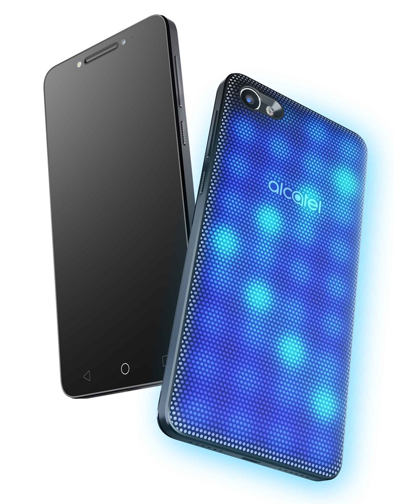 A5 LED  الهاتف الشبابي الأول من نوعه في الكويت والمنطقة بخصائص تفاعلية من ألكاتيل