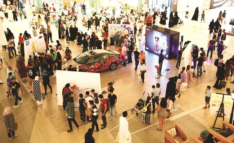 فعالية هوندا الغانم «صممت لتكون الأفضل» للجرافيتي