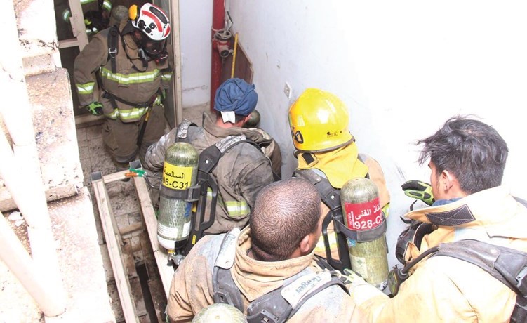 رجال الإطفاء واجهوا معوقات خلال تعاملهم مع حريق السالمية﻿