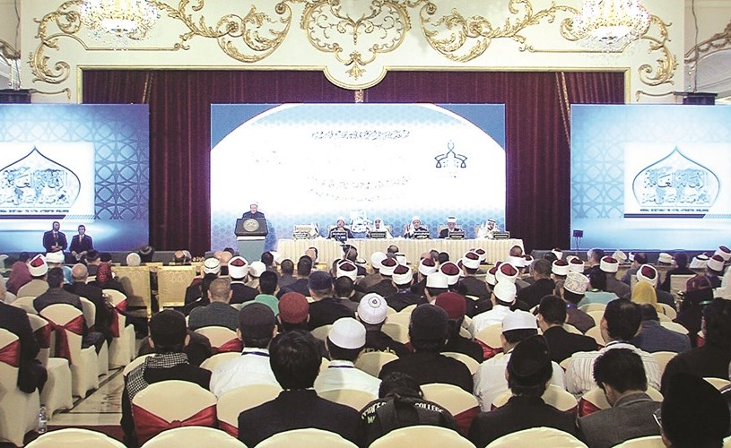 جانب من الجلسة الافتتاحية لمؤتمر دار الافتاء المصرية ﻿