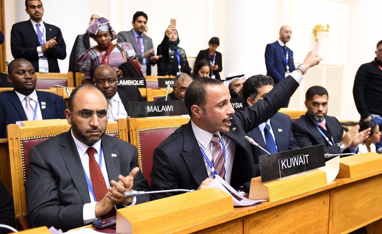الرئيس مرزوق الغانم يرد على ممثل الكيان الصهيوني في البرلمان الدولي﻿
