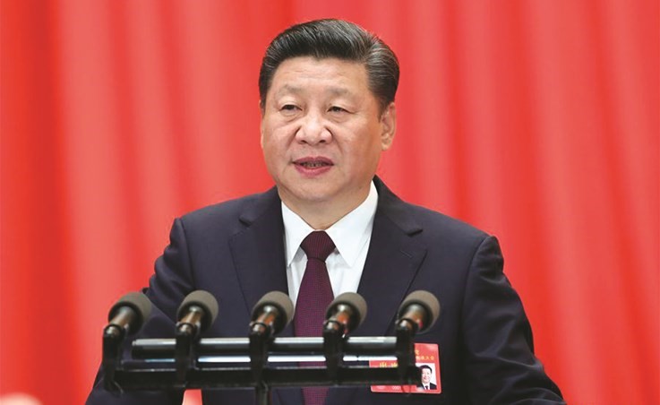 الرئيس الصيني شي جين بينغ﻿