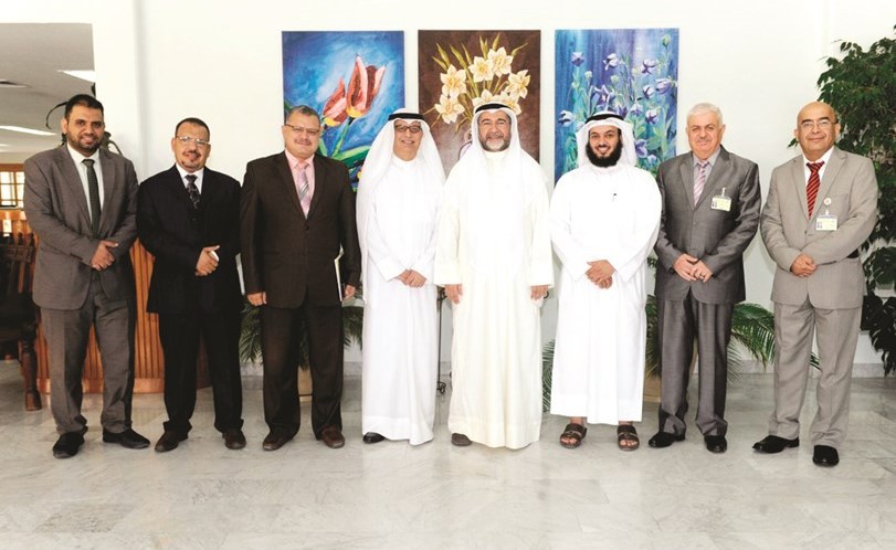 مسؤولو المعهد العربي والنجاة الخيرية﻿