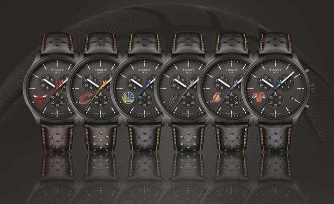 مجموعة Tissot Chrono XL الخاصة بفريق NBA الشكل الذكي يكتسب أناقة