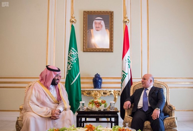 بن سلمان والعبادي بحثا الجهود المشتركة لمكافحة الارهاب