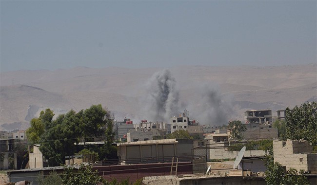 مقتل 12 في قصف إسرائيلي على مواقع فصيل متحالف مع داعش جنوبي سورية