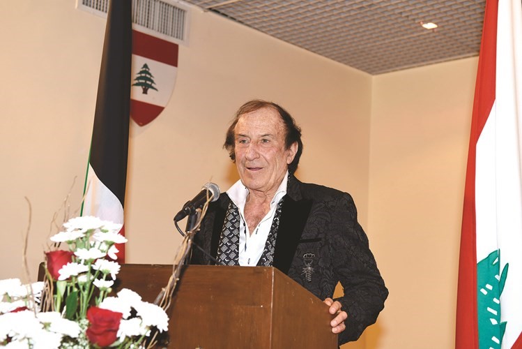 عبد الحليم كركلا خلال إلقائه كلمته ﻿