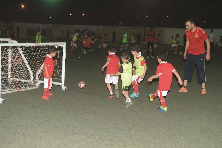  تدريبات صغار أكاديمية الأهلي ﻿
