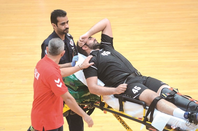 الصلال بعد تعرضه للإصابة أمام الجهراء﻿