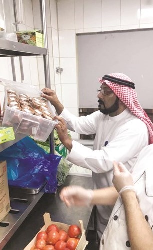 فحص ظاهري للمواد الغذائية ﻿