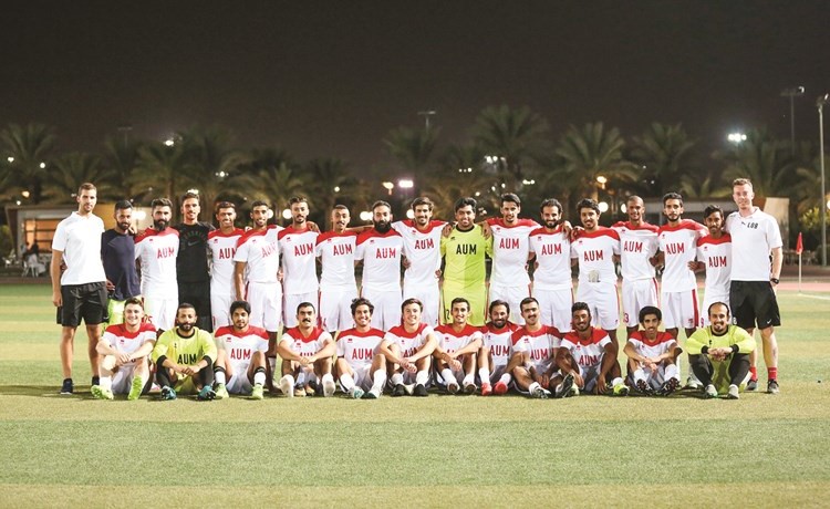 فريق AUM المشارك في بطولة الجامعات الخاصة﻿