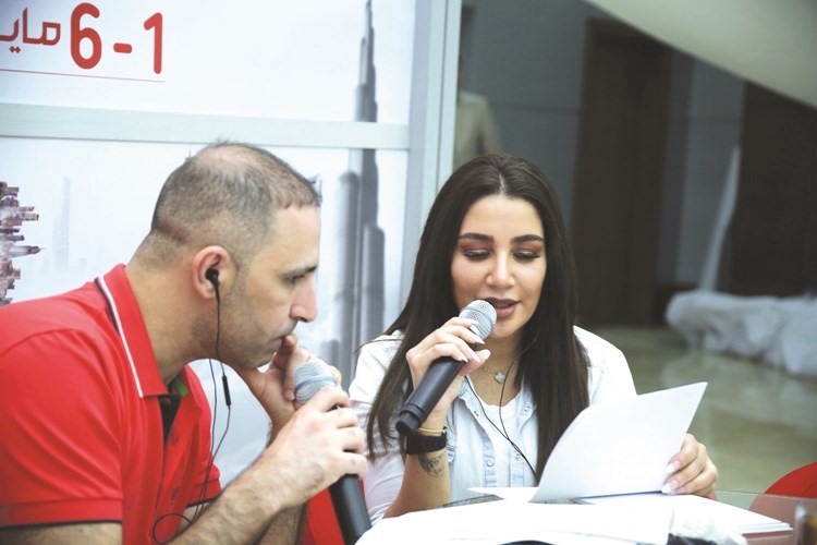 أسامة فودة وأمل عنبر شاركا في فعاليات النخبة﻿