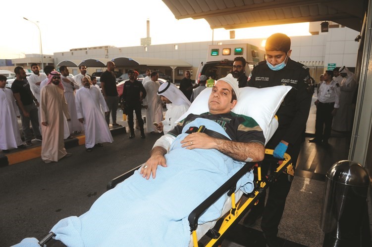 نقل مصاب إلى الفروانية﻿