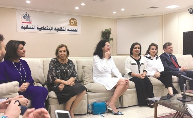 رئيسة مجلس الشيوخ البلجيكي زارت الجمعية الثقافية النسائية