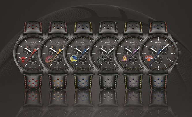 مجموعة Tissot Chrono XL الخاصة بفريق NBA شكل ذكي يكتسب أناقة عملاقة بشكل جريء