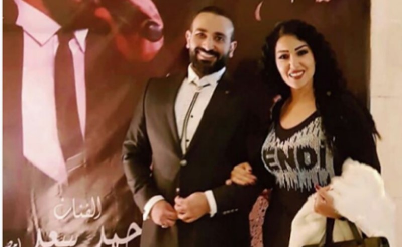 بالصورة.. الظهور العلني الأول لأحمد سعد وسمية الخشاب بعد زواجهما