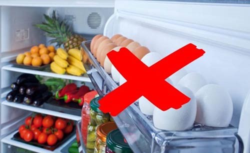 تحذيرصحي : باب الثلاجة أسوأ مكان لتخزين البيض