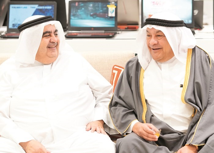 قتيبة الغانم والسفير عادل العيار﻿