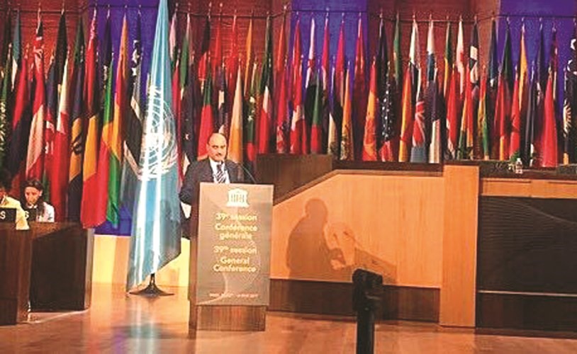 د.سعود الحربي يلقي كلمته في أعمال الدورة 39 للمؤتمر	﻿