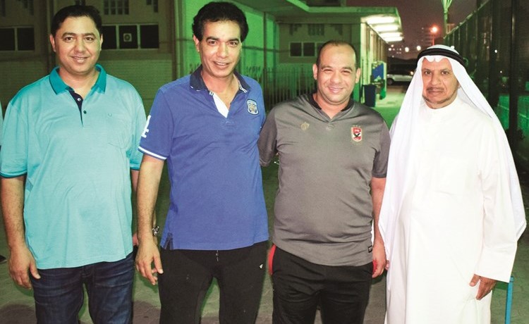 وليد سليمان مع محمد عثمان ود.مشعل المشعان ومعز عثمان ﻿