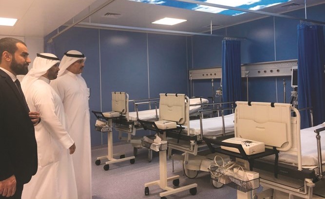 د.جمال الحربي خلال الجولة﻿