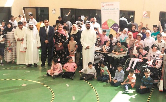 لقطة جماعية للمشاركين في اليوم التوعوي﻿