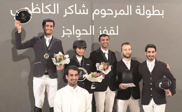 الفارس علي الخرافي مع الفائزين﻿