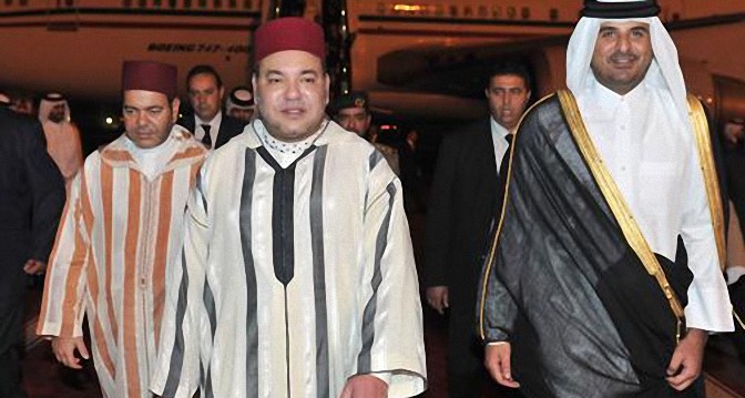 ملك المغرب يصل إلى قطر في زيارة رسمية