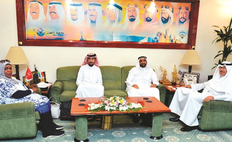 الشيخ فواز الخالد مستقبلا وليد العومي وهيا الدوسري﻿