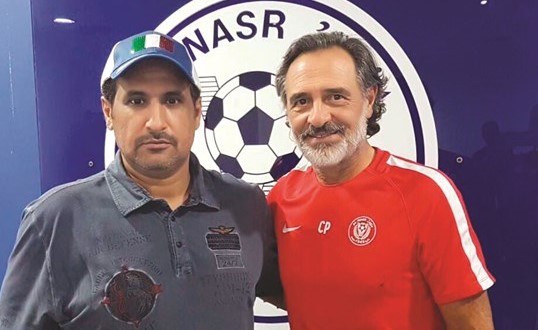 العدواني دخل تدريب النصر الإماراتي بحضور برانديللي
