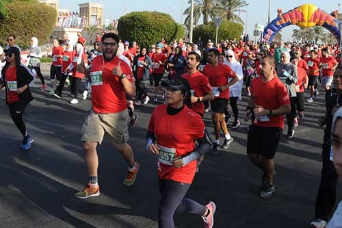 بنك الخليج ينظم ماراثون "أصوات من أجل الحرية" بمشاركة 6 آلاف متسابق