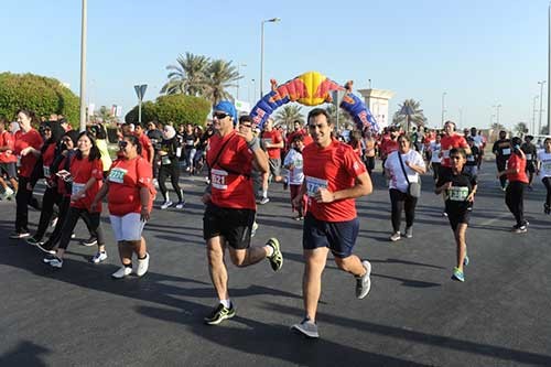 بنك الخليج ينظم ماراثون "أصوات من أجل الحرية" بمشاركة 6 آلاف متسابق