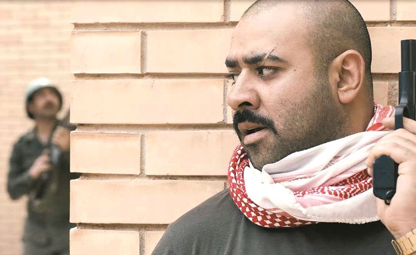 النجم بشار الشطي في مشهد من الفيلم﻿