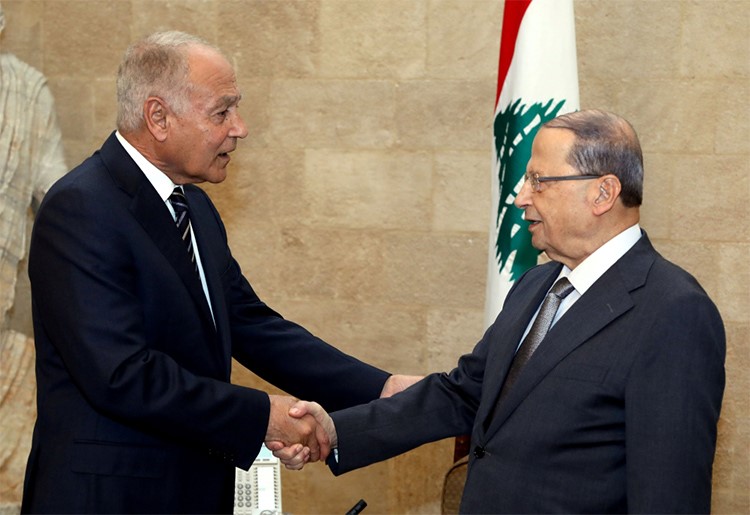 أبو الغيط : نرغب في "تجنيب" لبنان تداعيات الصراعات الإقليمية ونرفض أي ضرر به
