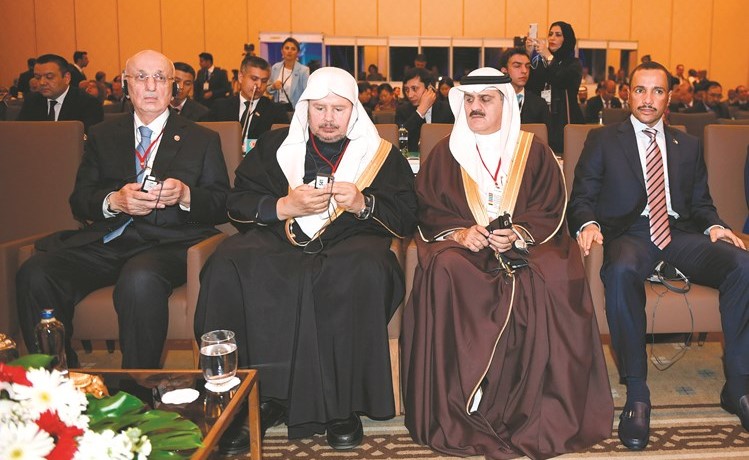 الرئيس الغانم ورئيس مجلس الشورى السعودي عبدالله آل الشيخ﻿