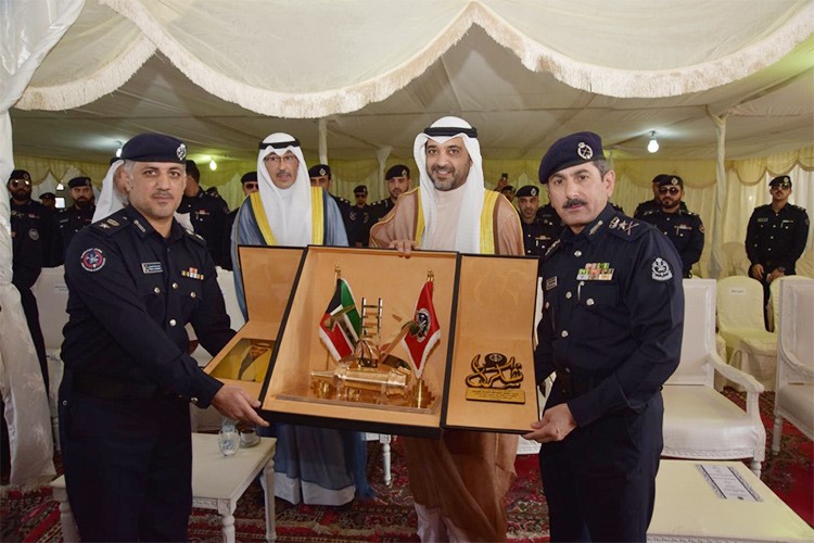 العبد الله يفتتح مركز إطفاء الكوت بمدينة صباح الاحمد السكنية