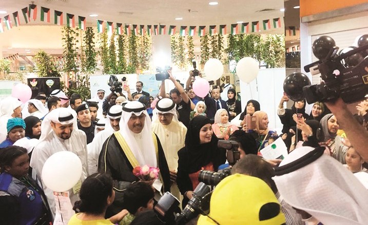 الشيخ فواز الخالد خلال الملتقى التوعوي الترفيهي﻿