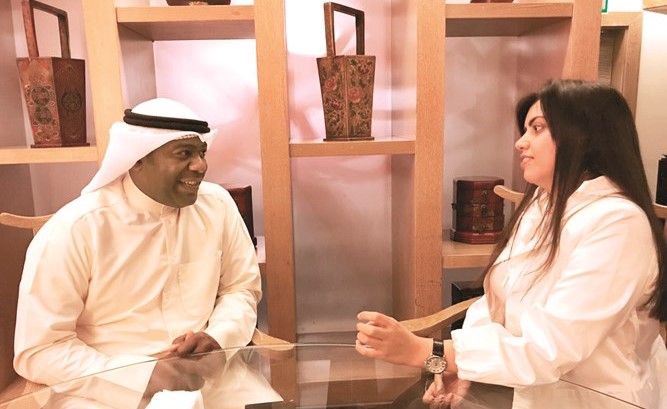 عبد الهادي الحمادي في لقائه مع الأنباء﻿