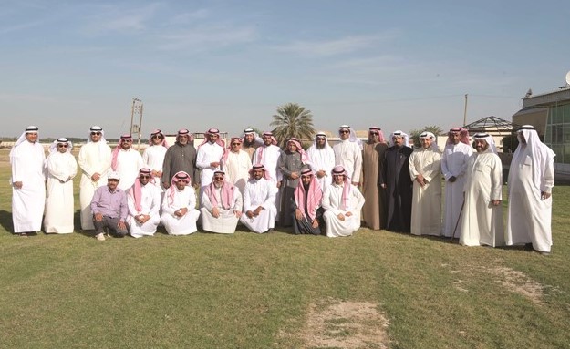 براك الصبيح وعدد من أعضاء مجلس إدارة اتحاد المزارعين مع الوفد السعودي        (محمد هنداوي)﻿