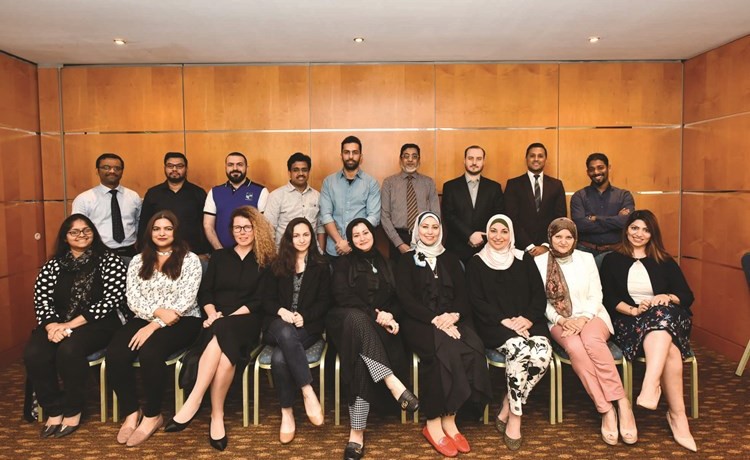لقطة للمشاركين في المبادرة التدريبية﻿