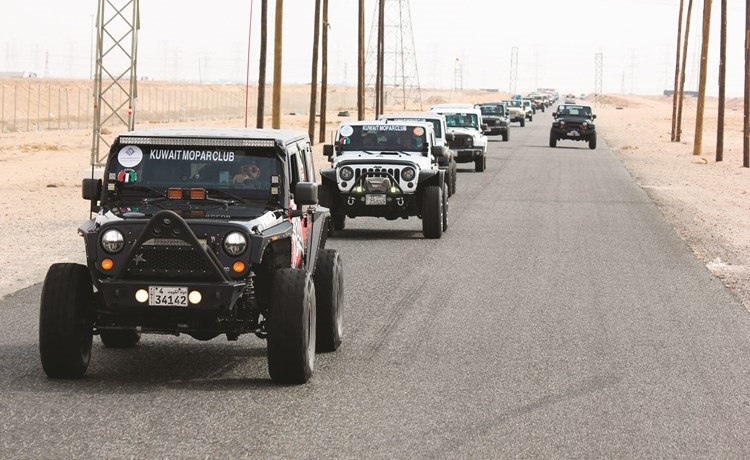 «الملا وبهبهاني للسيارات» و«موبار الكويتي» واختبار لقدرات جيب الأسطورية في بر «اللياح»