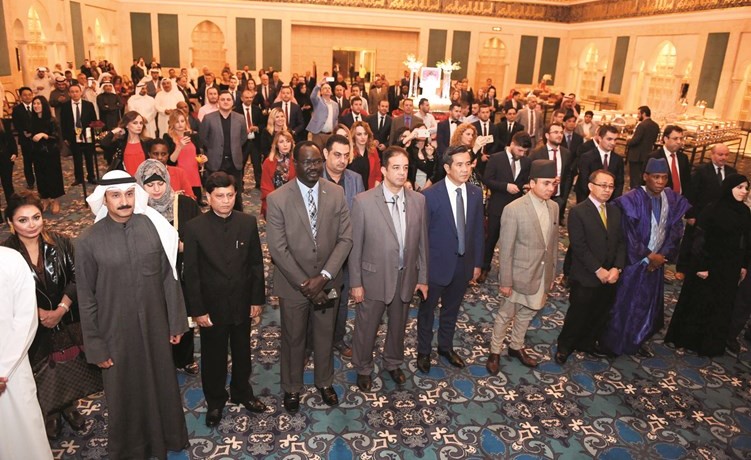 حضور شعبي وديبلوماسي في الاحتفال ﻿